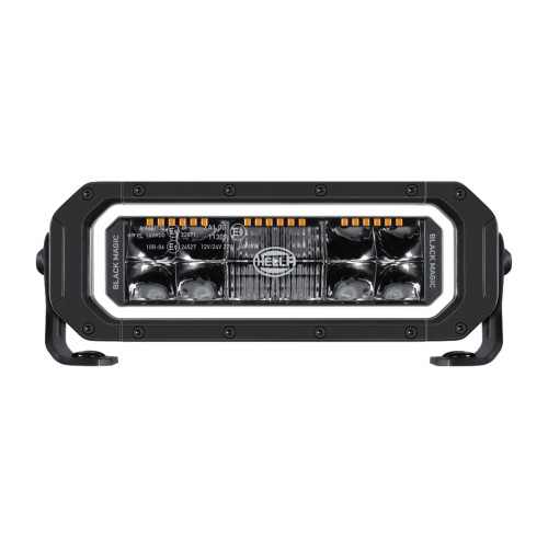 Lightbar LED HELLA 9" Double Row Black Magic Tough Pro – długie i pozycyjne