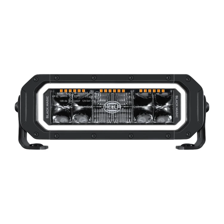 Lightbar LED HELLA 9" Double Row Black Magic Tough Pro – długie i pozycyjne