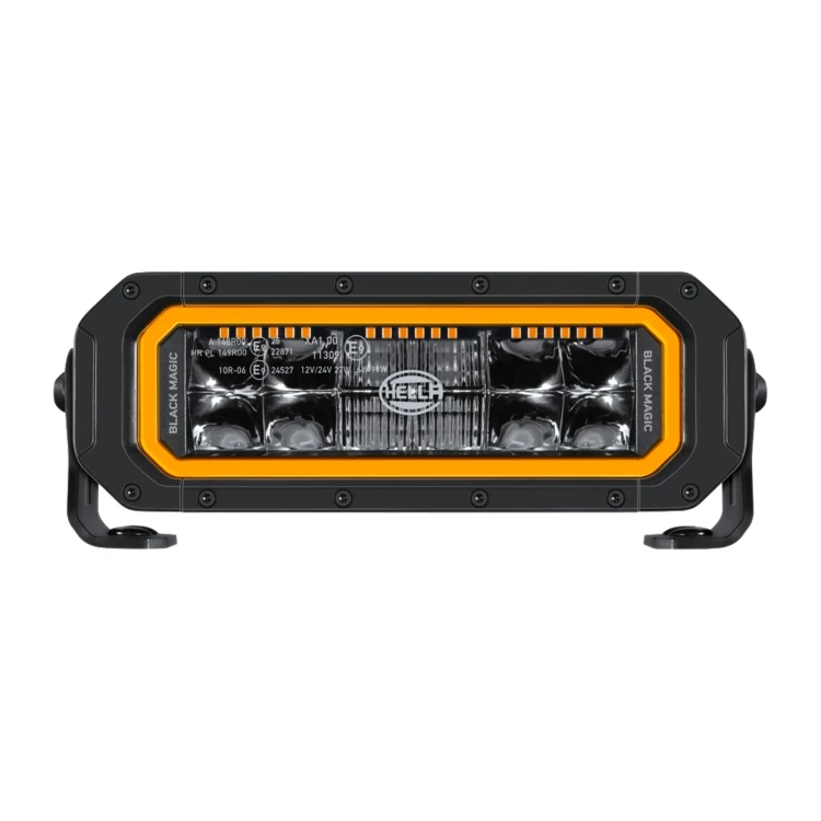 Lightbar LED HELLA 9" Double Row Black Magic Tough Pro – długie i pozycyjne