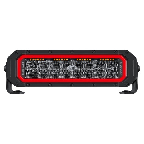 HELLA Double Row Lightbar Black Magic Tough Pro 11" - rozproszone, czerwone, ostrzegawcze