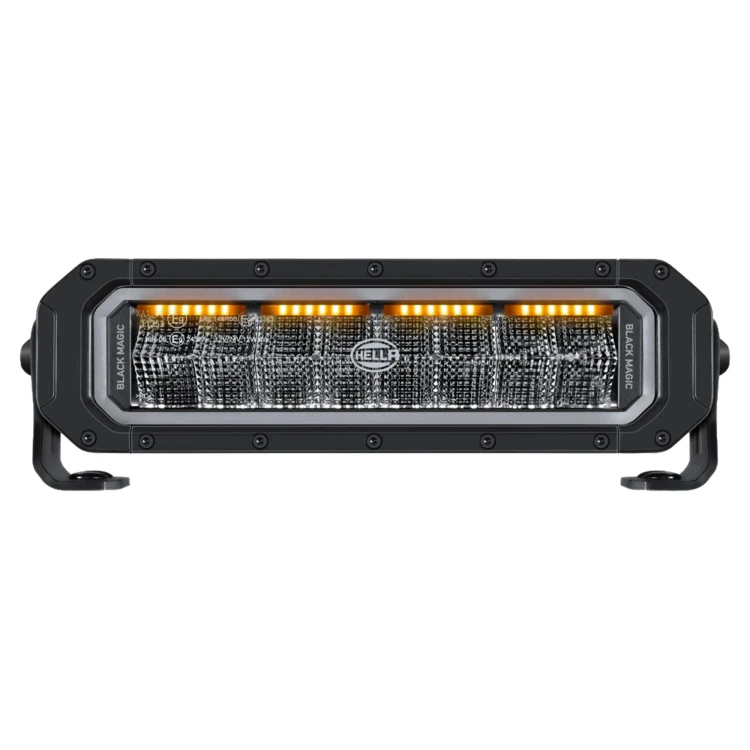 HELLA Double Row Lightbar Black Magic Tough Pro 11" - rozproszone, czerwone, ostrzegawcze
