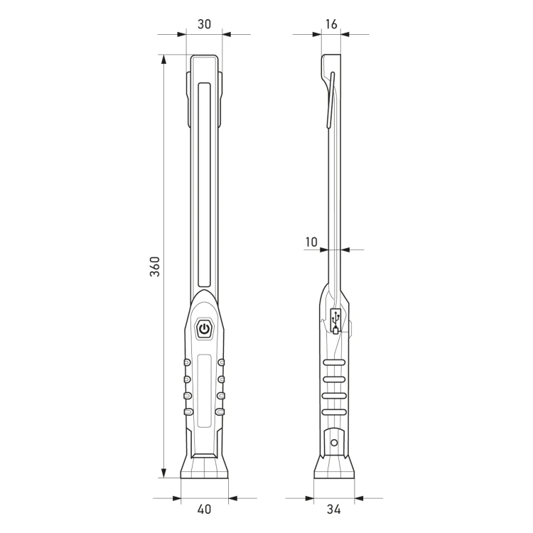 Lampa warsztatowa LED HELLA Valuefit USL300 z magnesem i akumulatorem