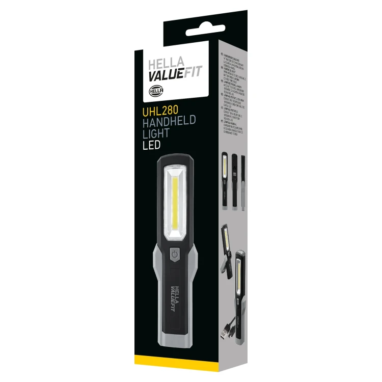 Lampa warsztatowa HELLA VALUEFIT UHL280 LED akumulatorowa USB