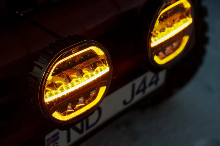 Reflektor drogowy LED OZZ XR3 P9 R65 czarny