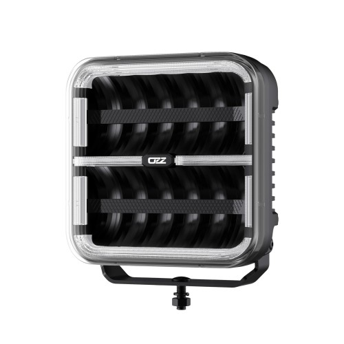Reflektor drogowy LED OZZ SQR 9" czarny