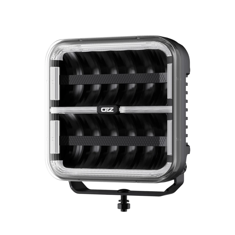 Reflektor drogowy LED OZZ SQR 9" czarny