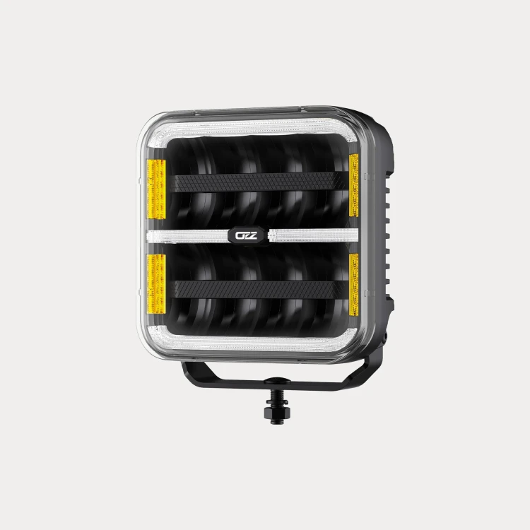 Reflektor drogowy LED OZZ SQR 7" czarny