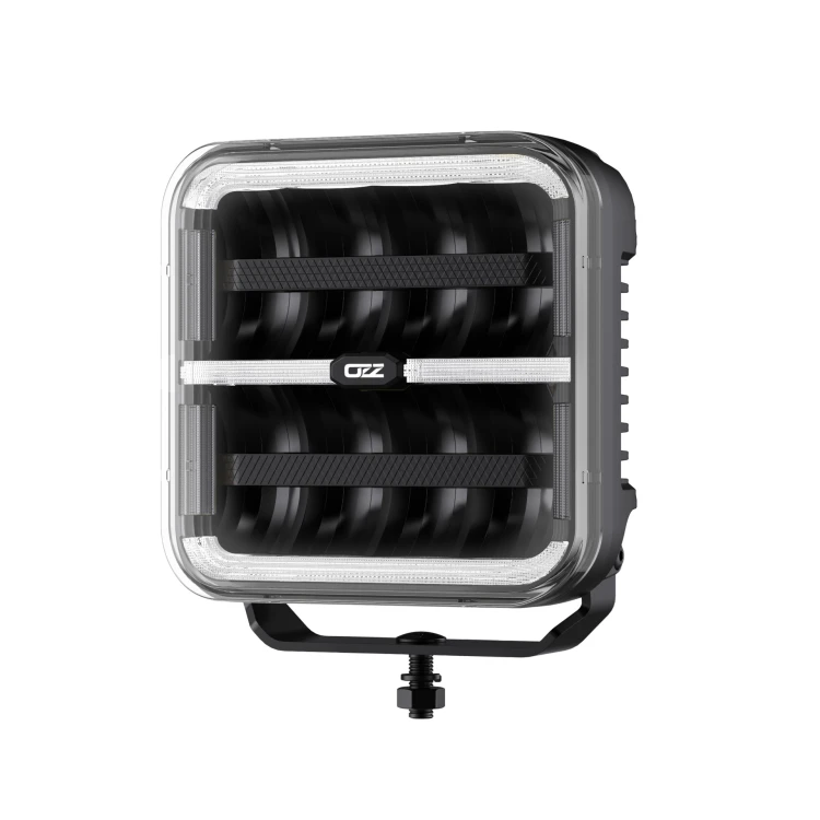 Reflektor drogowy LED OZZ SQR 7" czarny