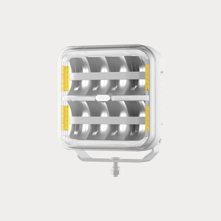 Reflektor drogowy LED OZZ SQR 7" biały