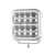 Reflektor drogowy LED OZZ SQR 7" biały