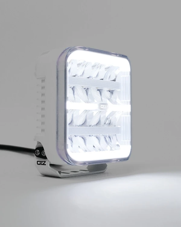 Reflektor drogowy LED OZZ SQR 7" biały