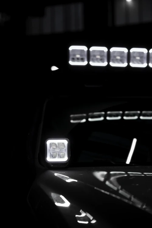 Reflektor drogowy LED OZZ SQR 5" biały