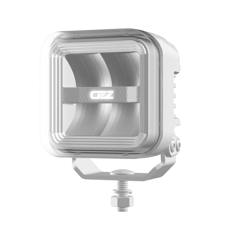 Reflektor drogowy LED OZZ SQR 3" biały