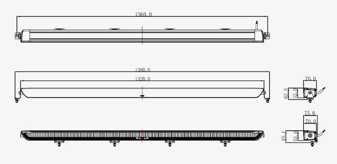 Panel LED OZZ XB1 P52" biały